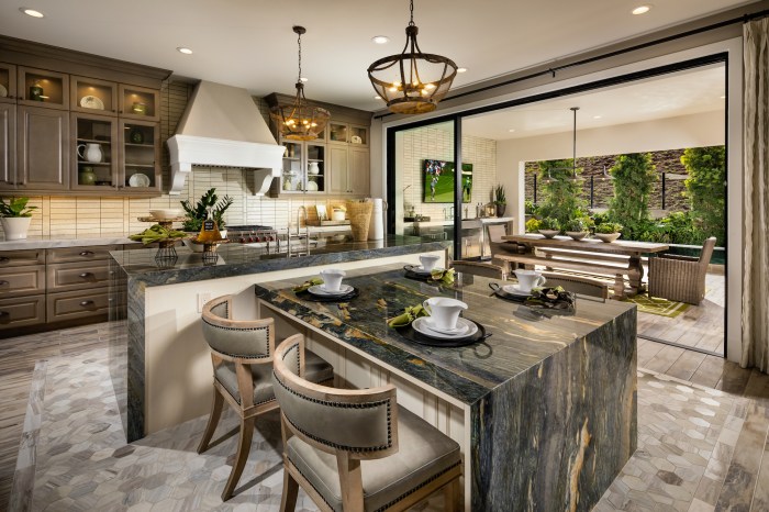 Kitchen island islands double ideas house dream kitchens luxury beautiful interior homes shaped dining custom model bianca toll table brothers