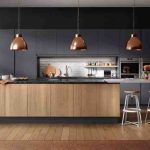Cabinets contemporary modern cube woodgrain inset handleless sheraton koje kuhinjske trendu godine dekoracije commodo worktops projects